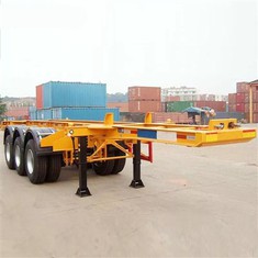3 Axles Port Used Container Chassis Trailer